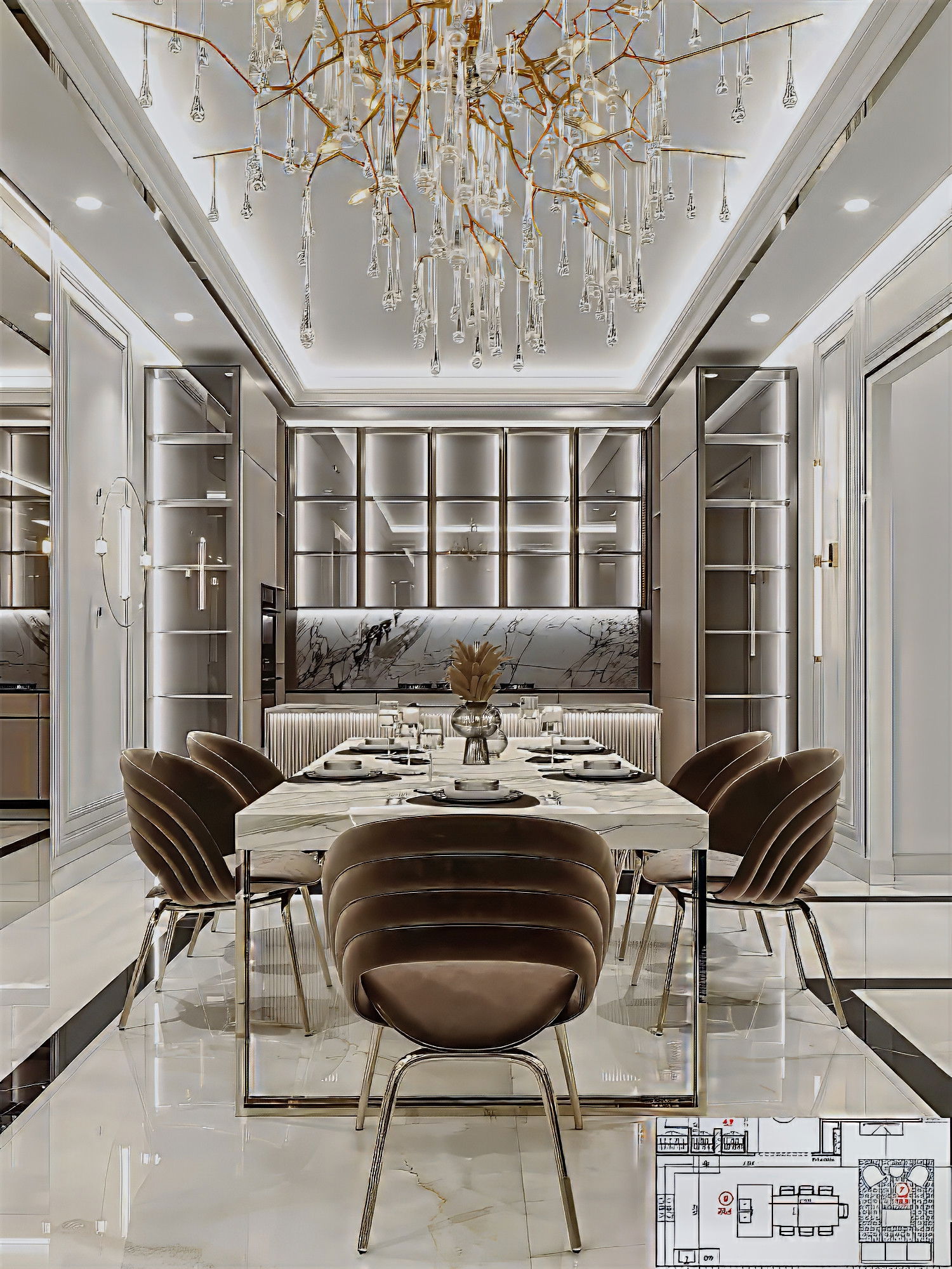 Family villa in Modern Arabic Style