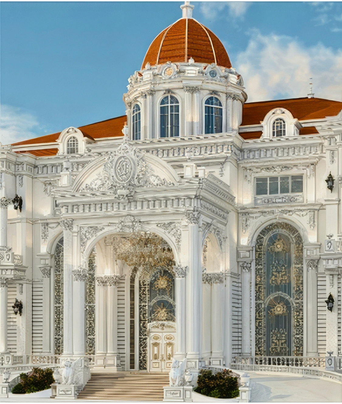 Royal Exterior Design in Cambodia