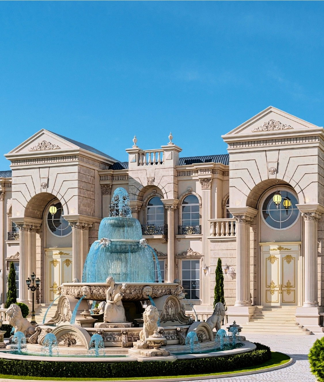 Изысканный экстерьер и ландшафт в ОАЭ