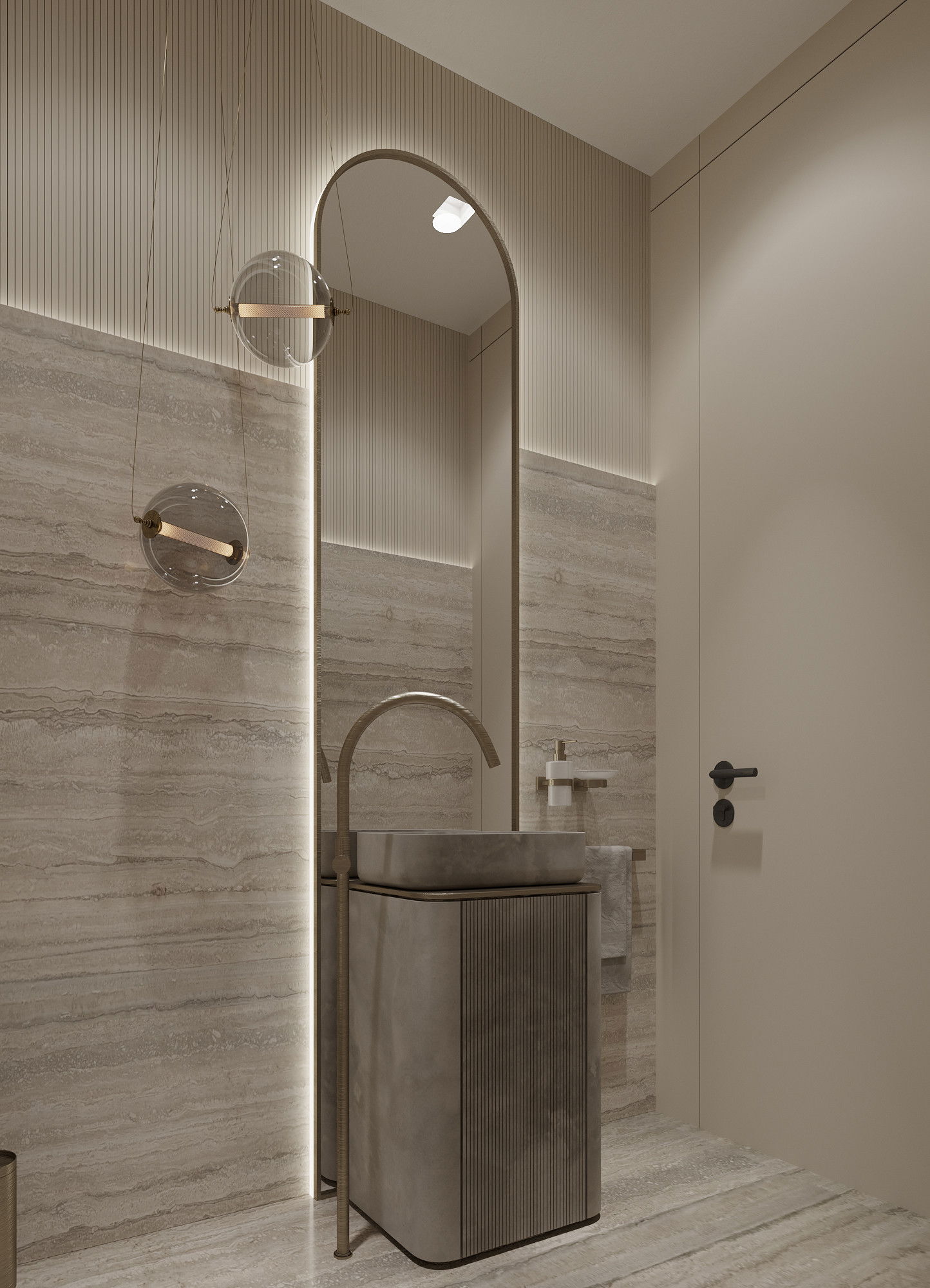 تصميم التصميم الداخلي للحمام الرائع