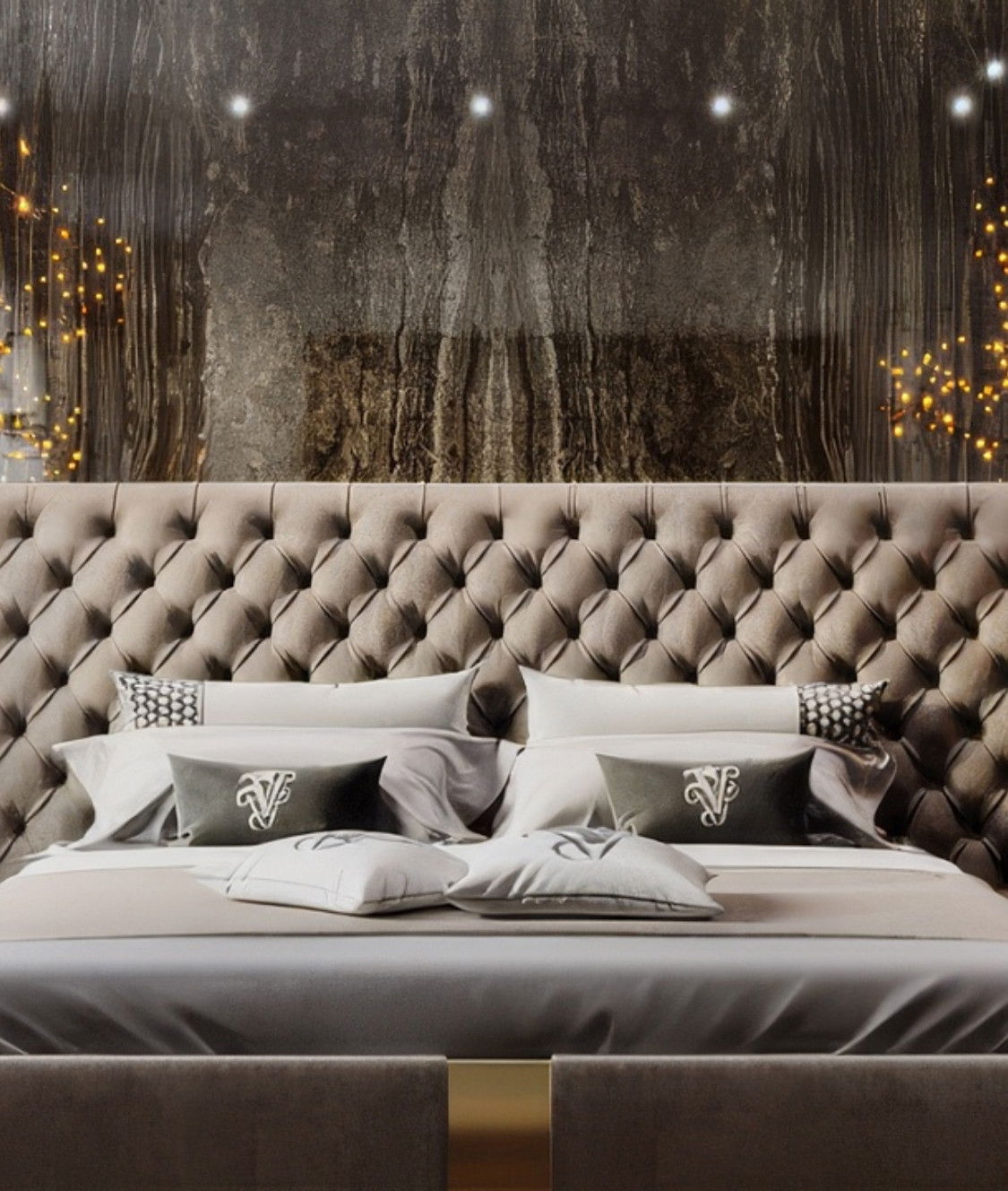 Luxurious Master Bedroom Interior Design with Bathroom