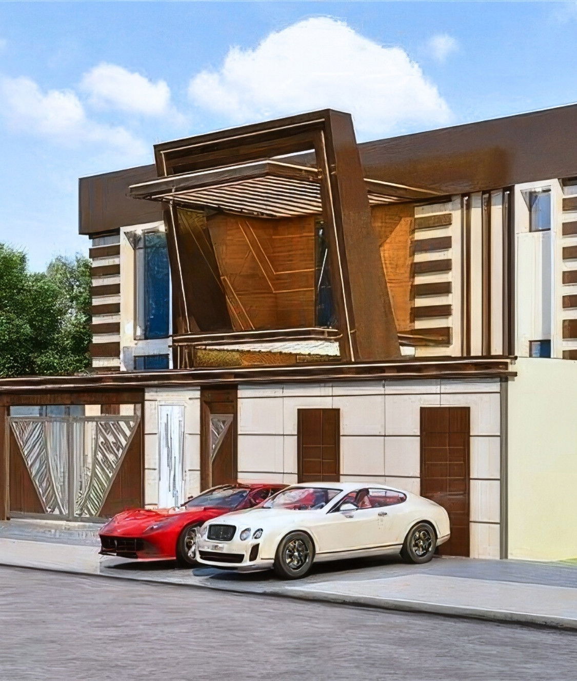 Лучший проект дизайна экстерьера