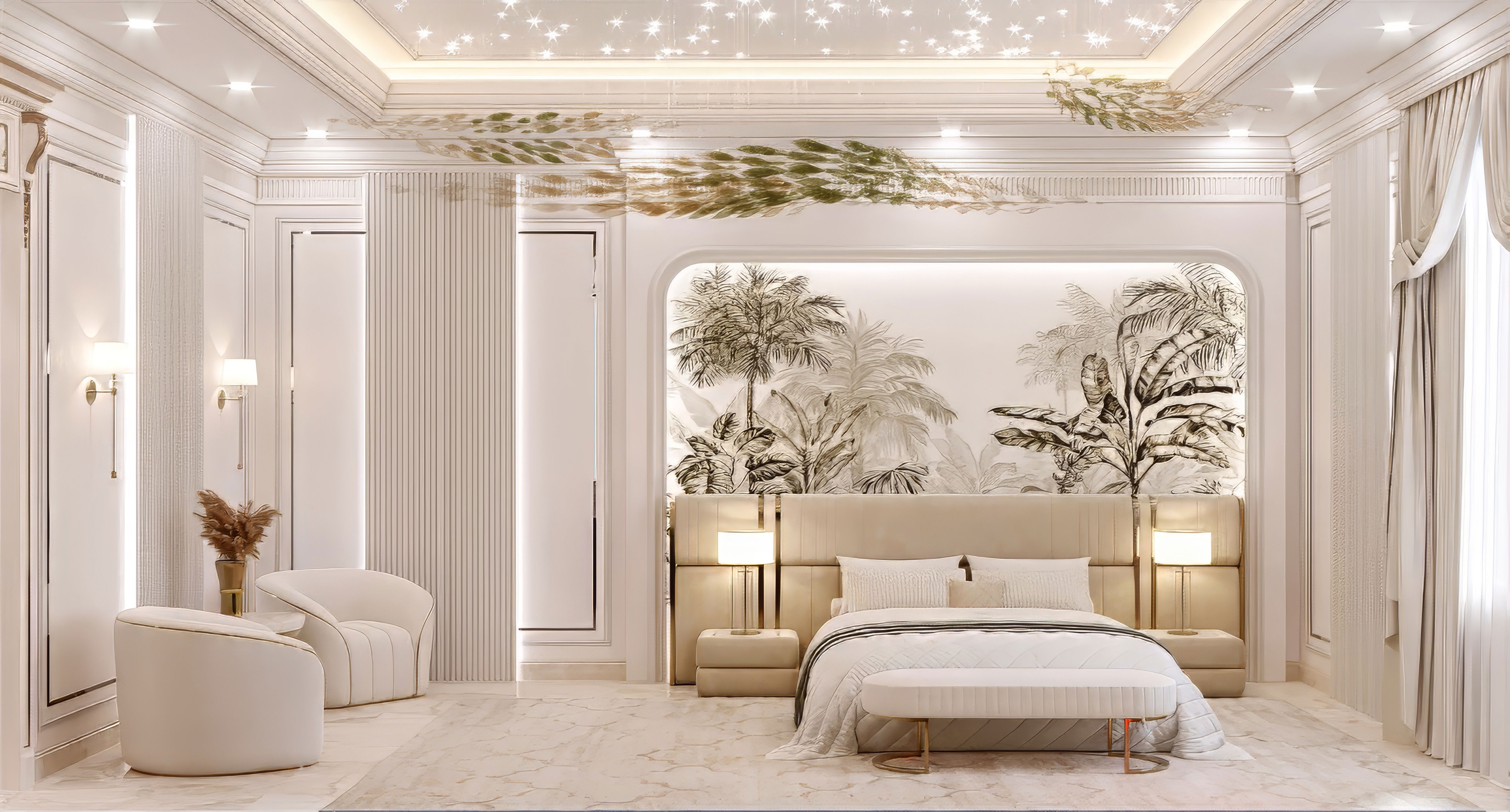 Exclusive bedroom interior design