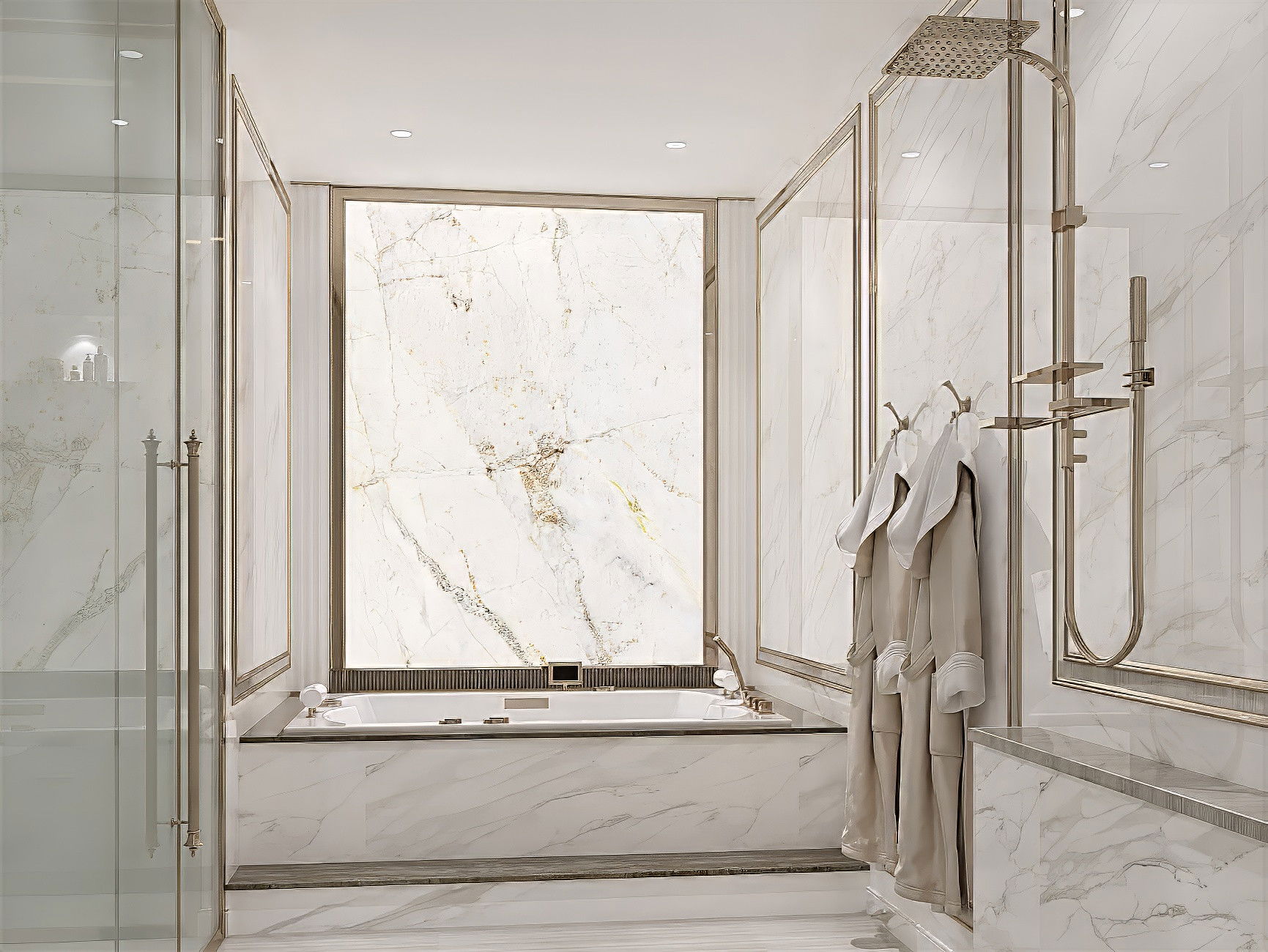 ديكور الحمام الرئيسي