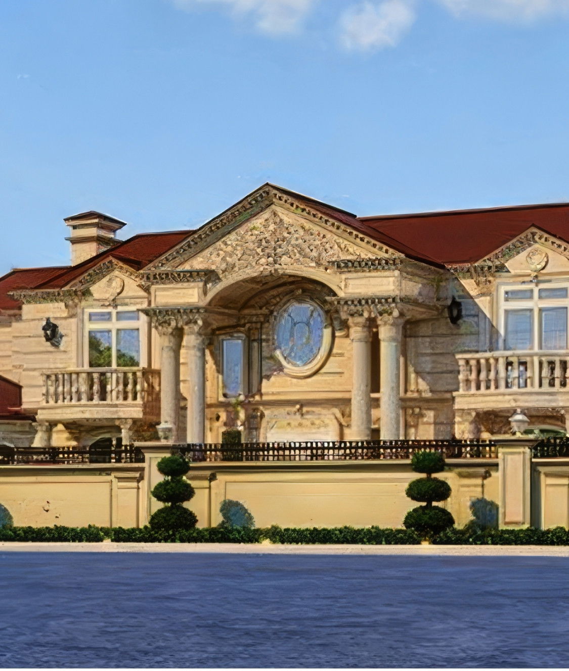 Роскошный экстерьер виллы