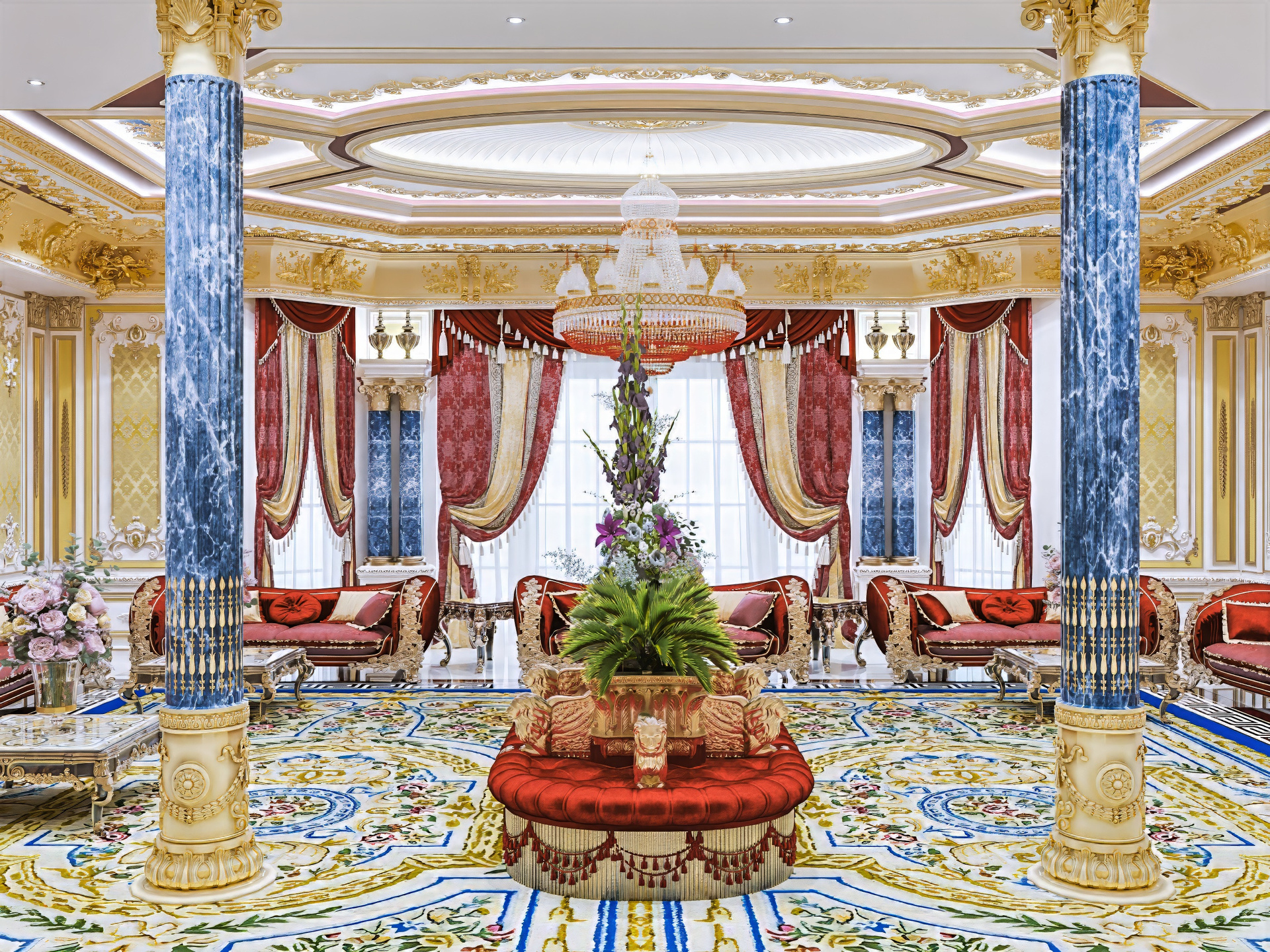 Bright majlis design ideas
