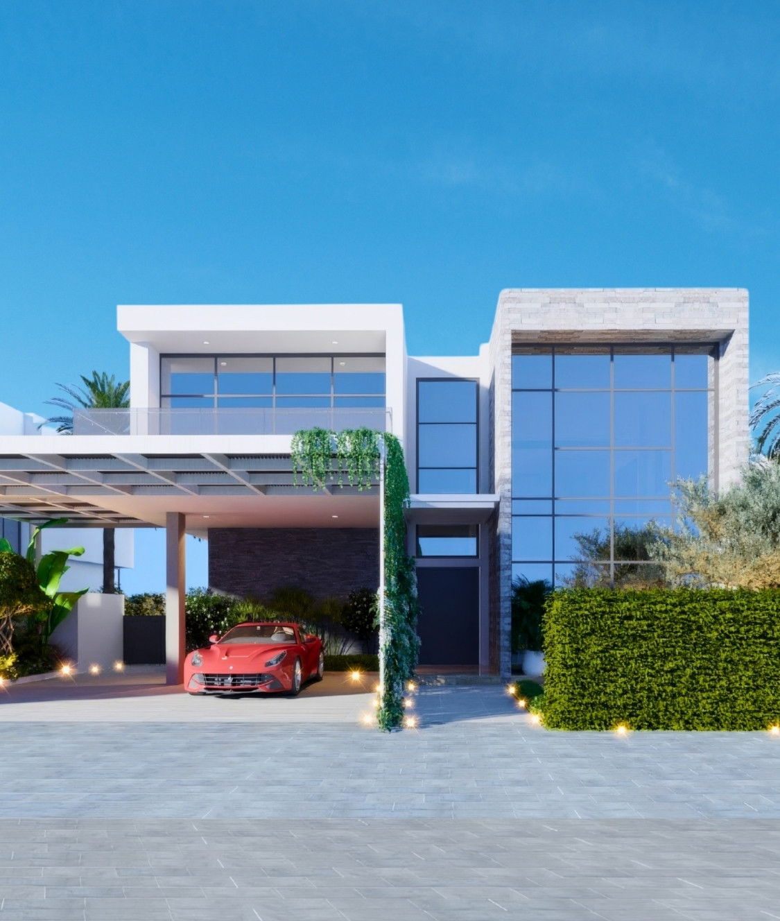 Современный экстерьер дома