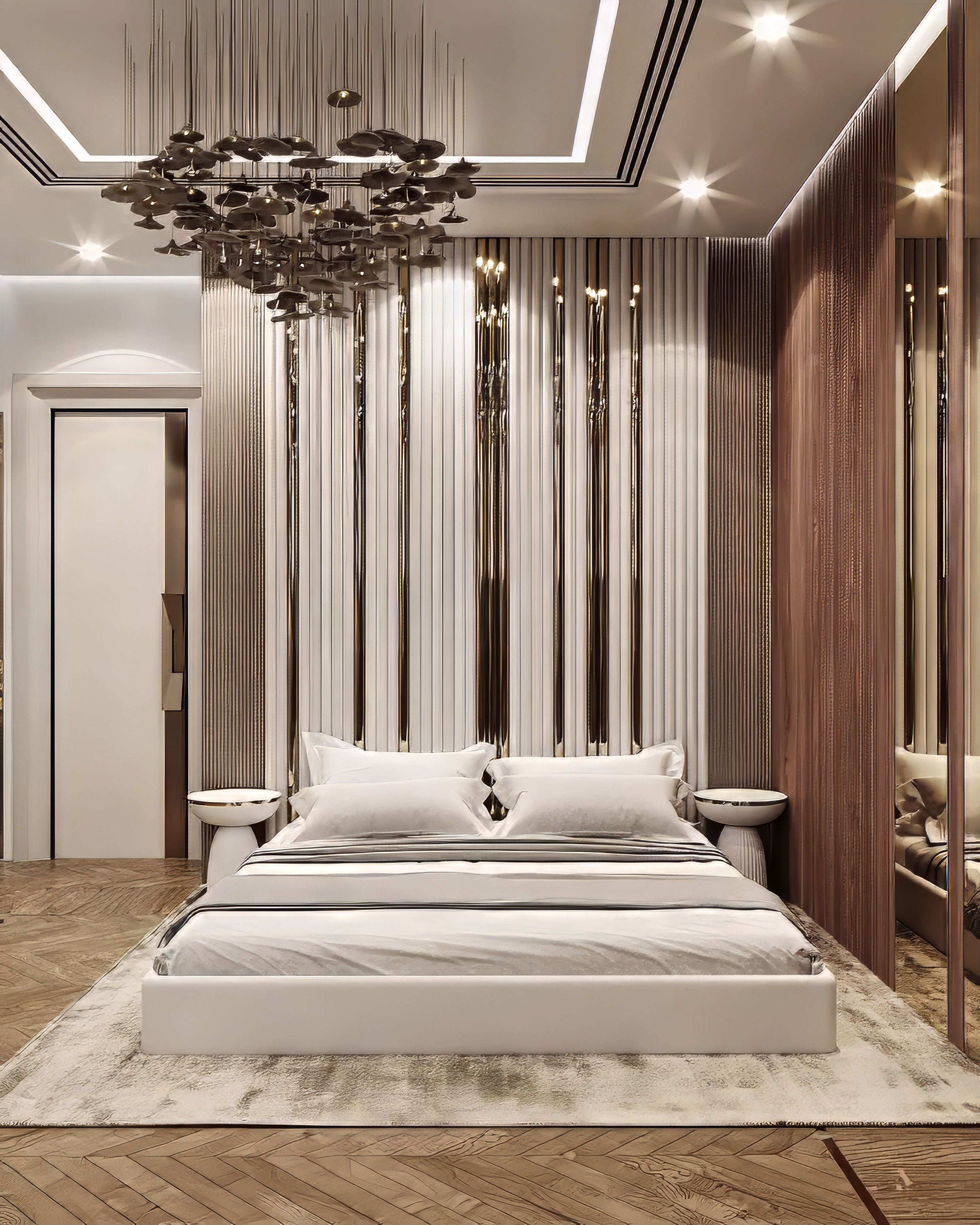 Superior blue bedroom design