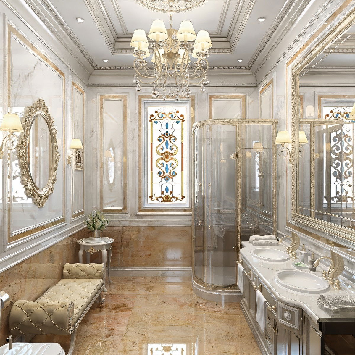 أفكار ديكور الحمامات