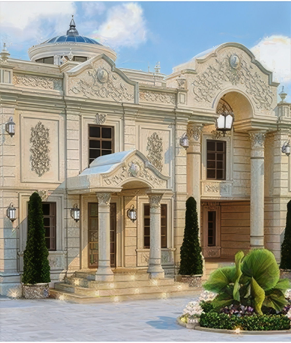 Экстерьер роскошной виллы