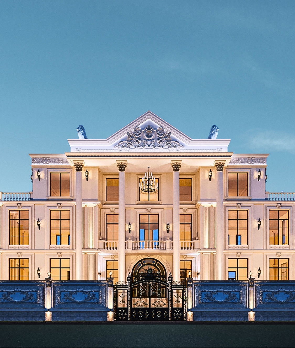 Проект дома в Гане — роскошные экстерьеры и ландшафт