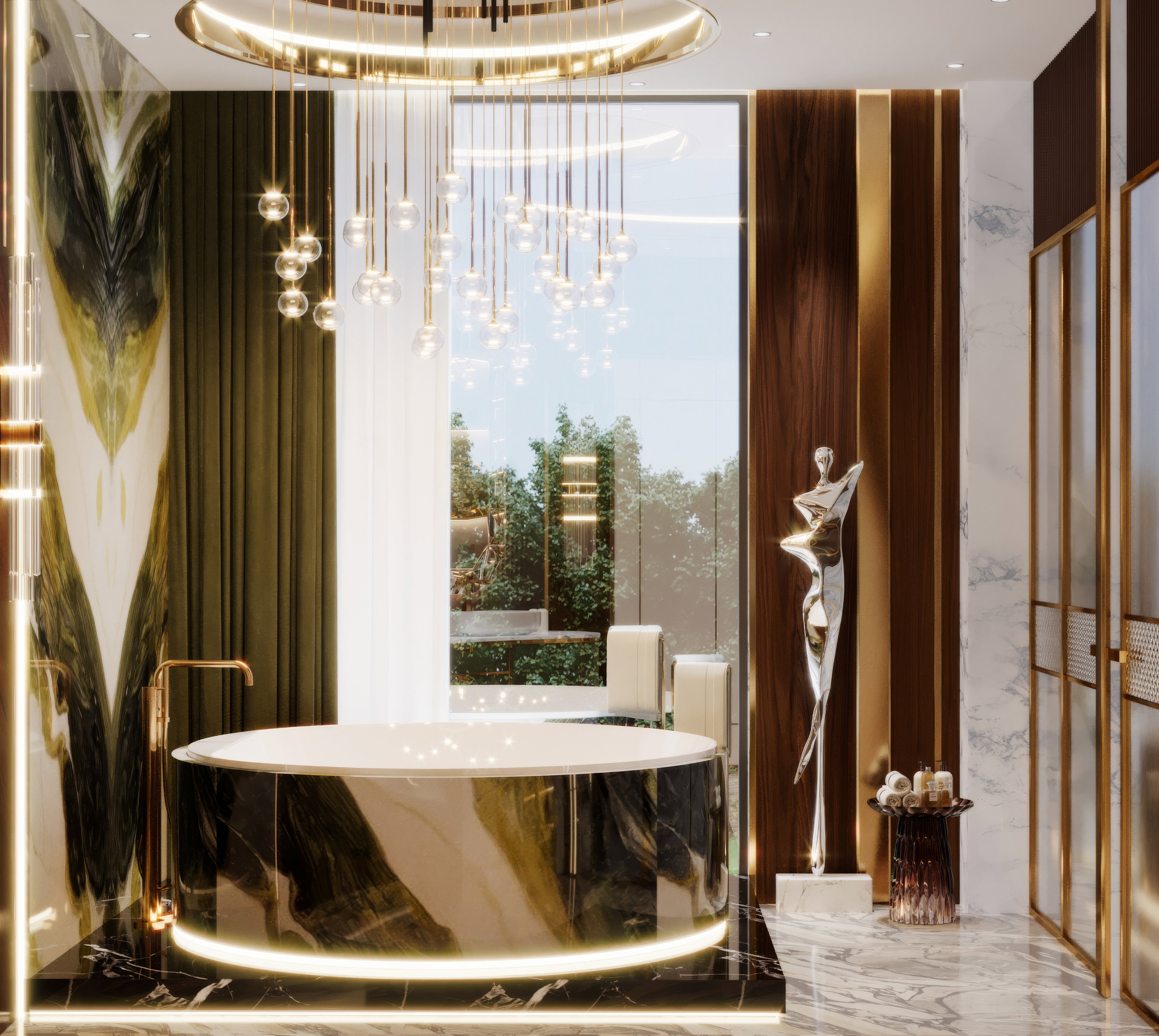 Bathroom Design by the best interior design company Los Angeles