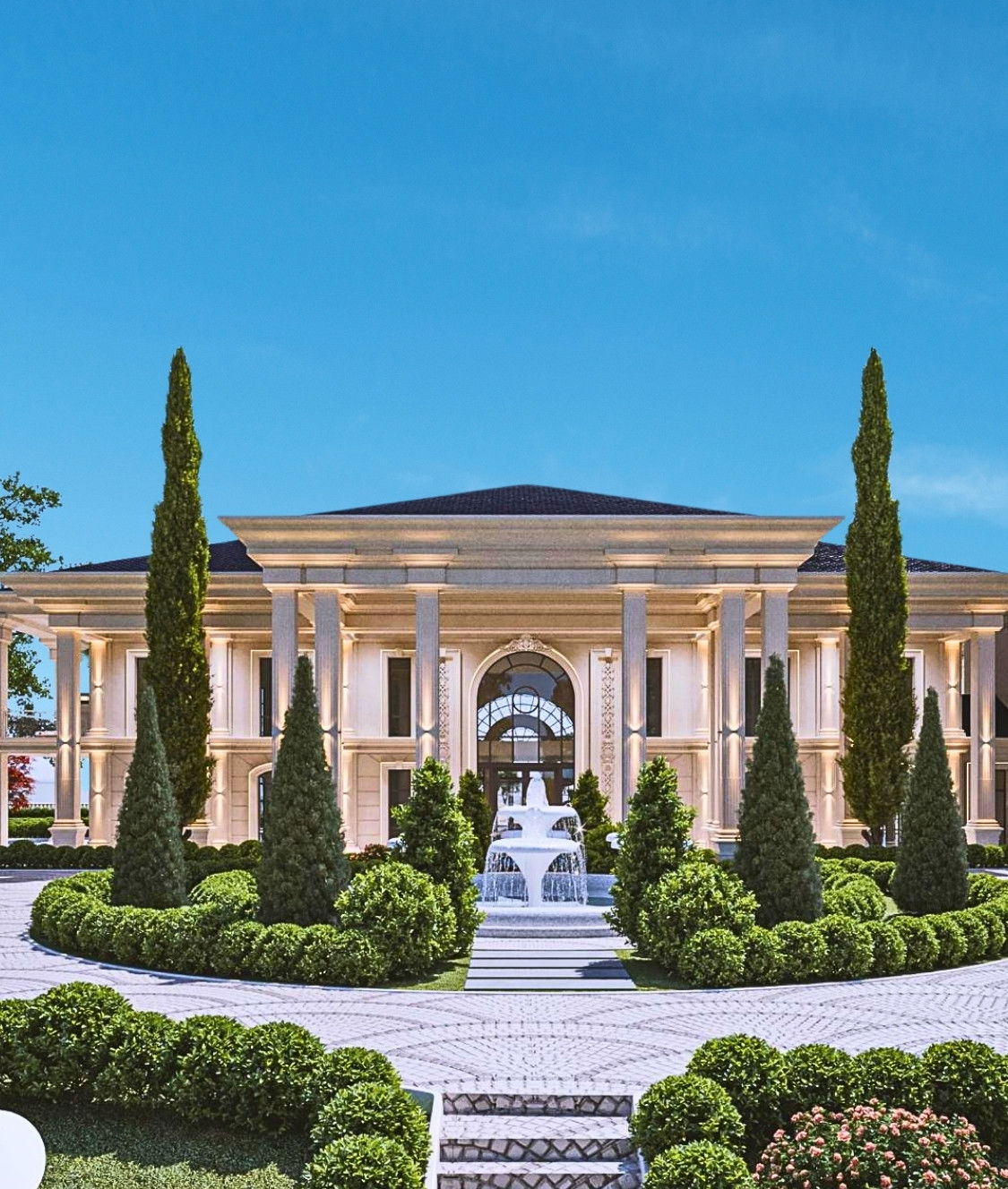 Проект экстерьера в стиле модерн-классик