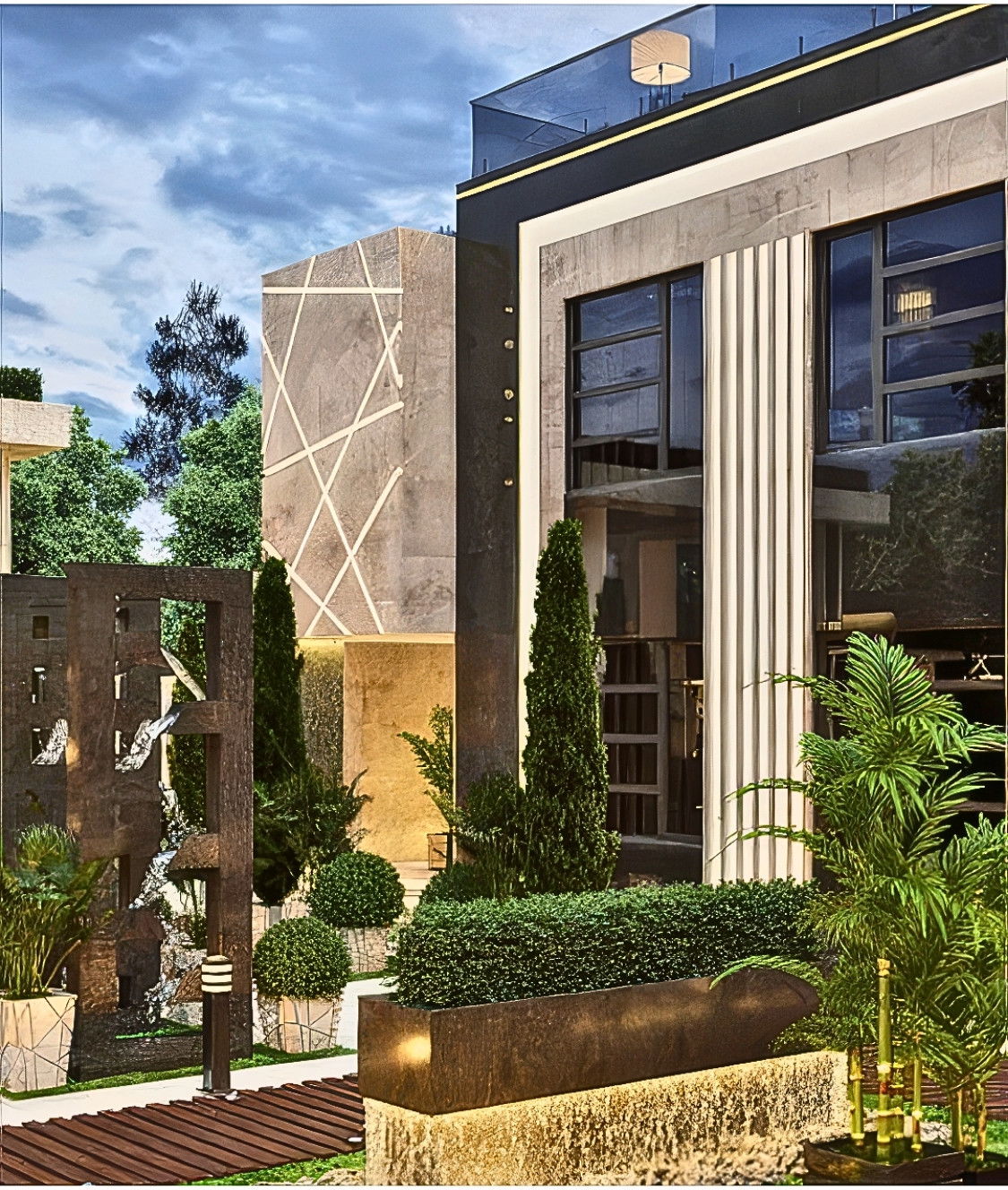 Впечатляющий дизайн экстерьера