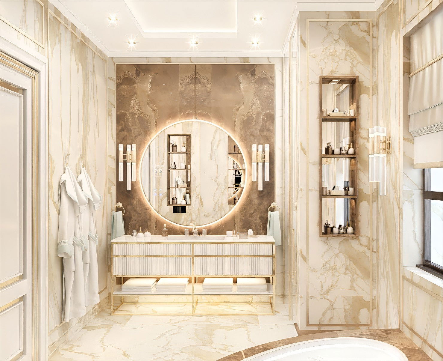 أفكار ديكور الحمامات