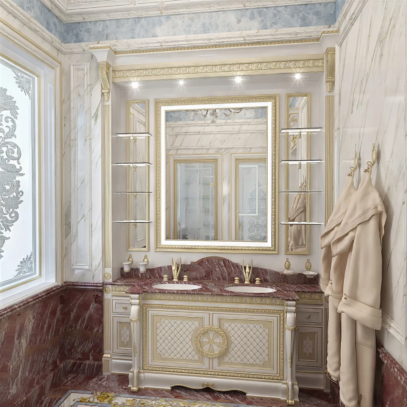 صورة تصميم داخلي للحمام