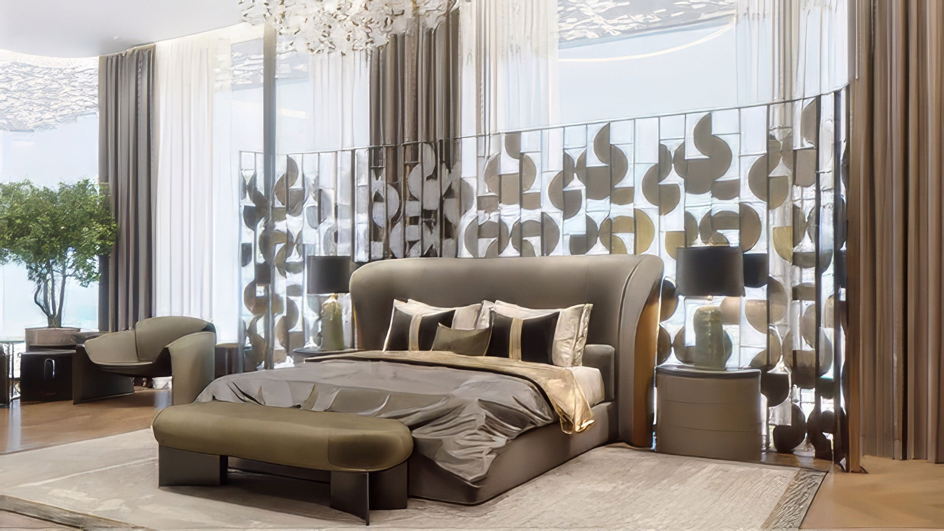 Classy Contemporary bedroom design