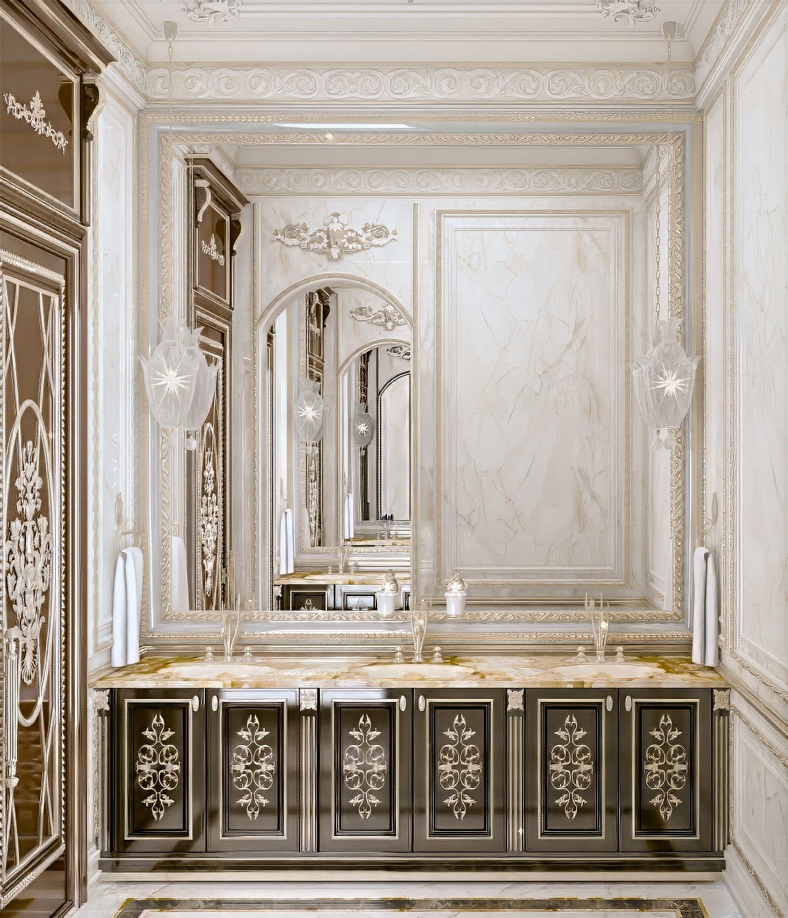 تصميم حمام فاخر معاصر