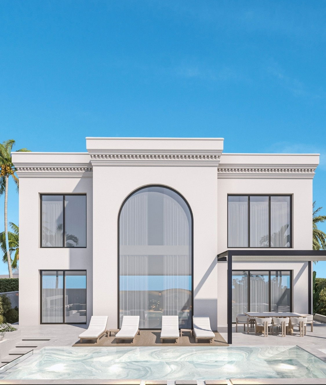 Роскошные экстерьеры в The Meadows