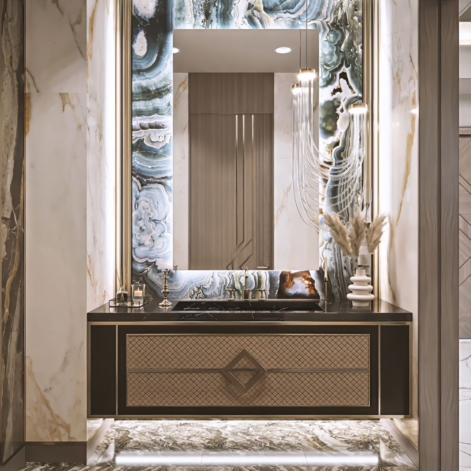 تصميم حمام داخلي مذهل في مونتريال