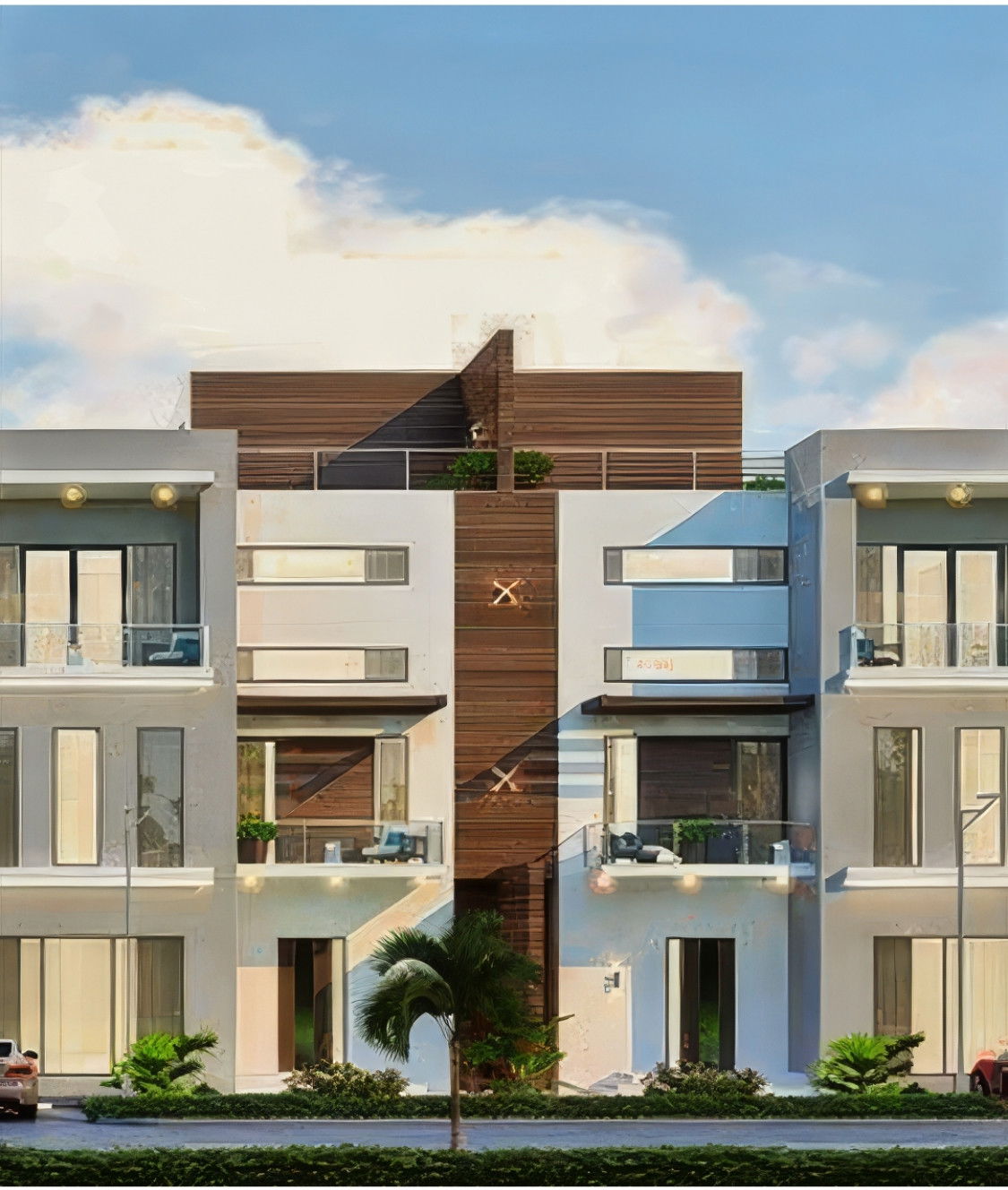 Современное планирование экстерьера