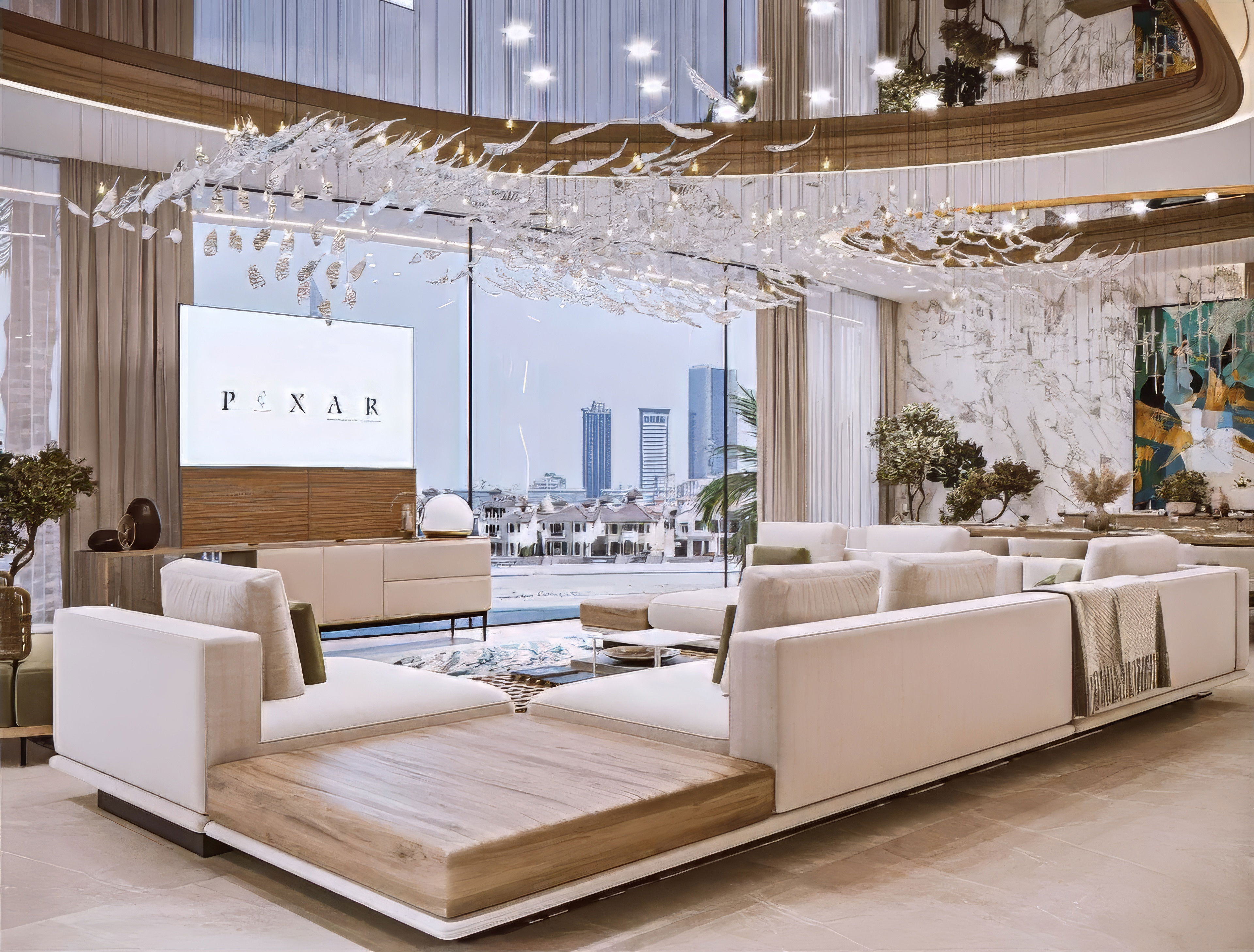 Отделка и дизайн семейной гостиной