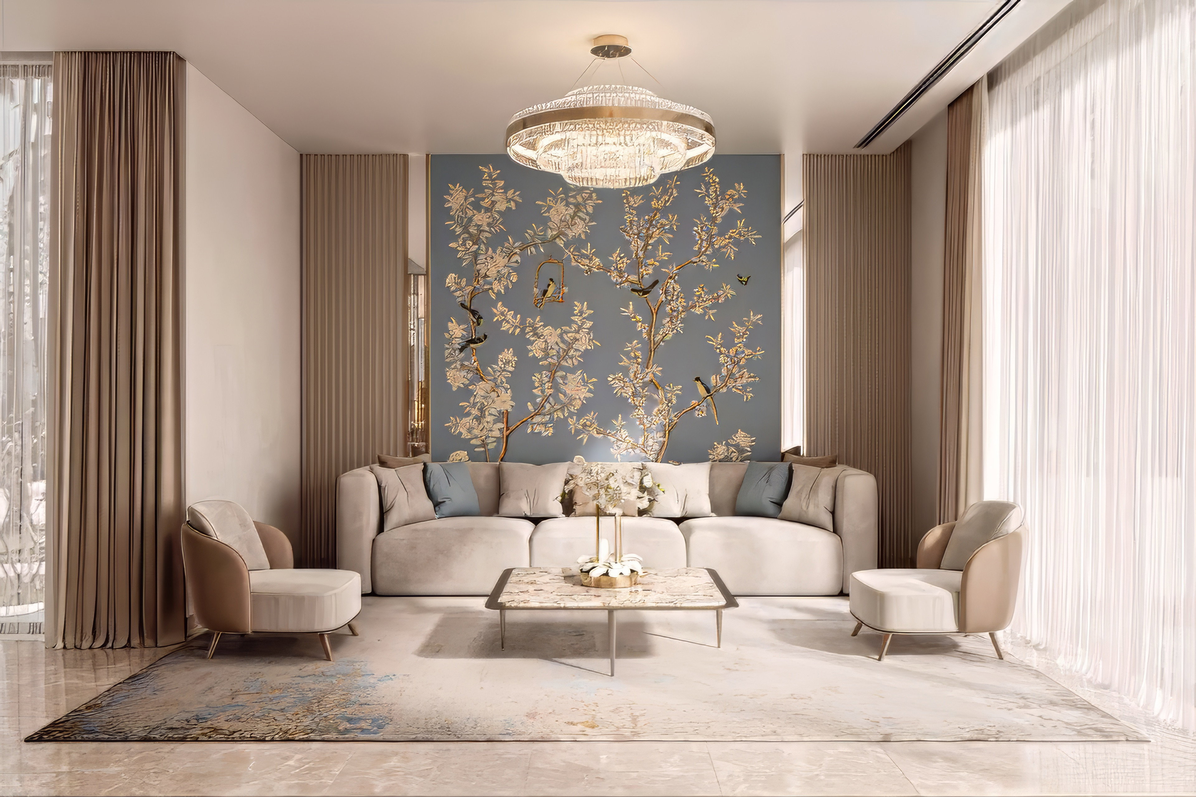 Beautiful Family Sitting Room