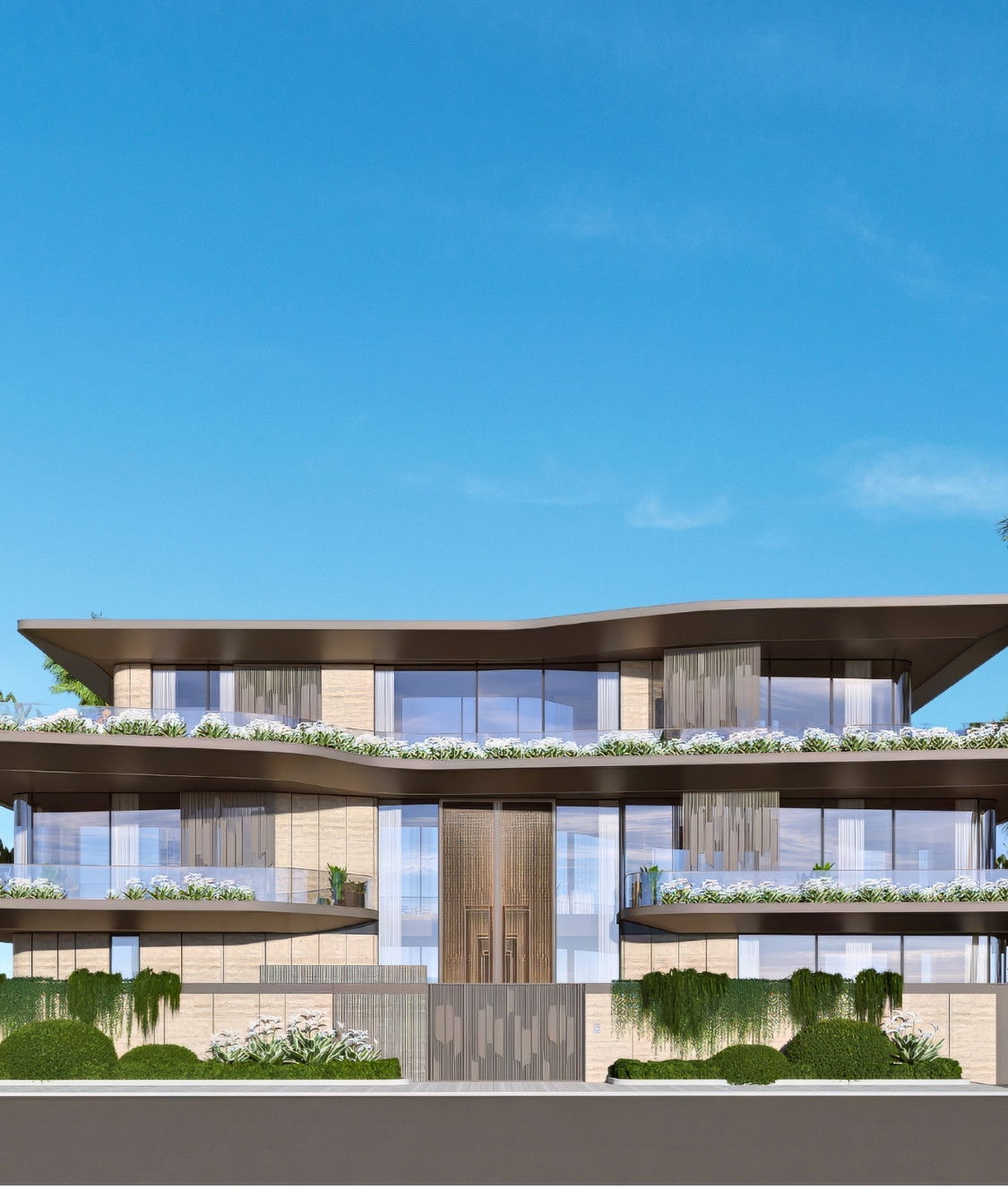 Элегантность роскошного экстерьера