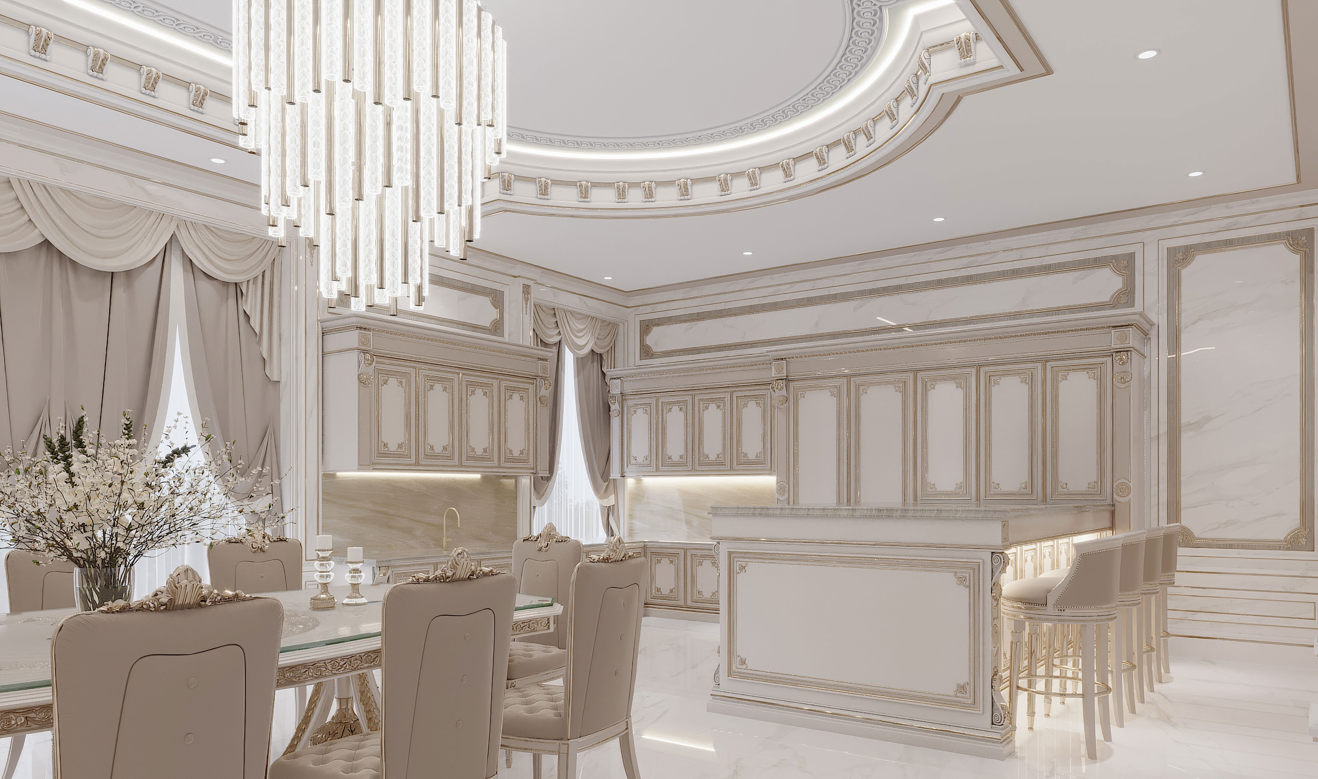 Elegant Kitchen Design Idea