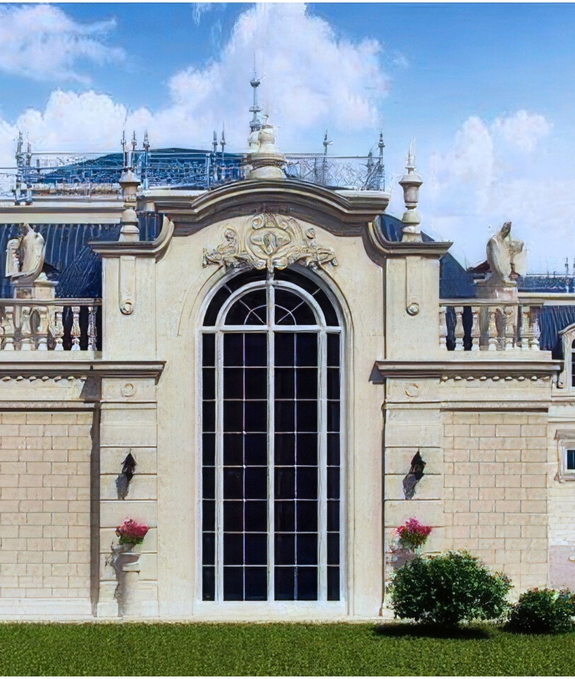 Дизайн экстерьера в королевском стиле