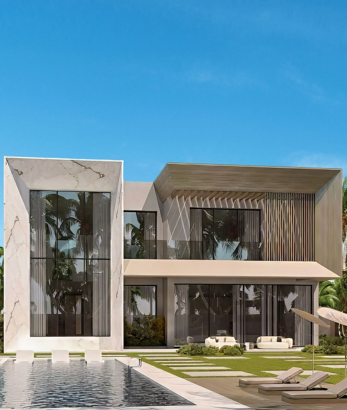 Масштабный дизайн экстерьера в Дубае