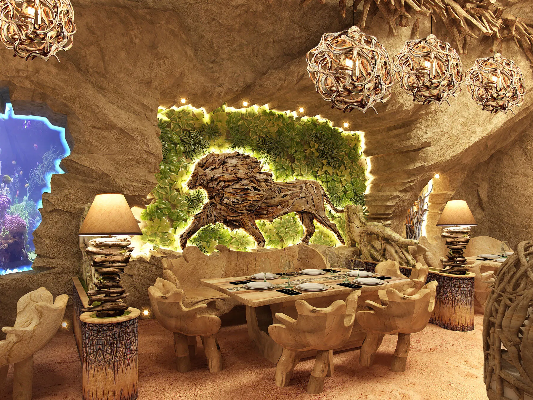 Dreamy Cafe Interior Design Dubai