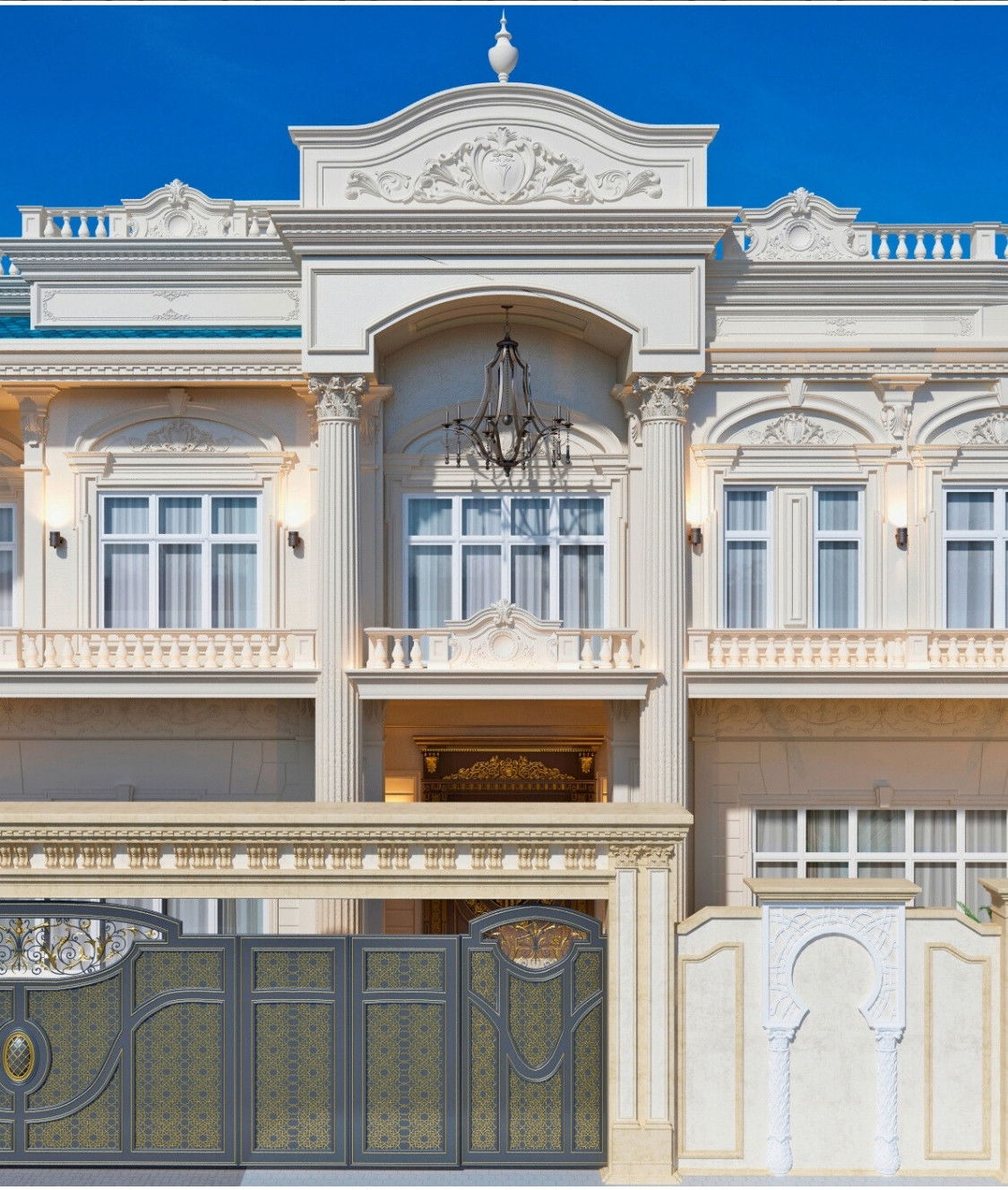 Вилла в Джидде, Саудовская Аравия — дизайн интерьера и экстерьера