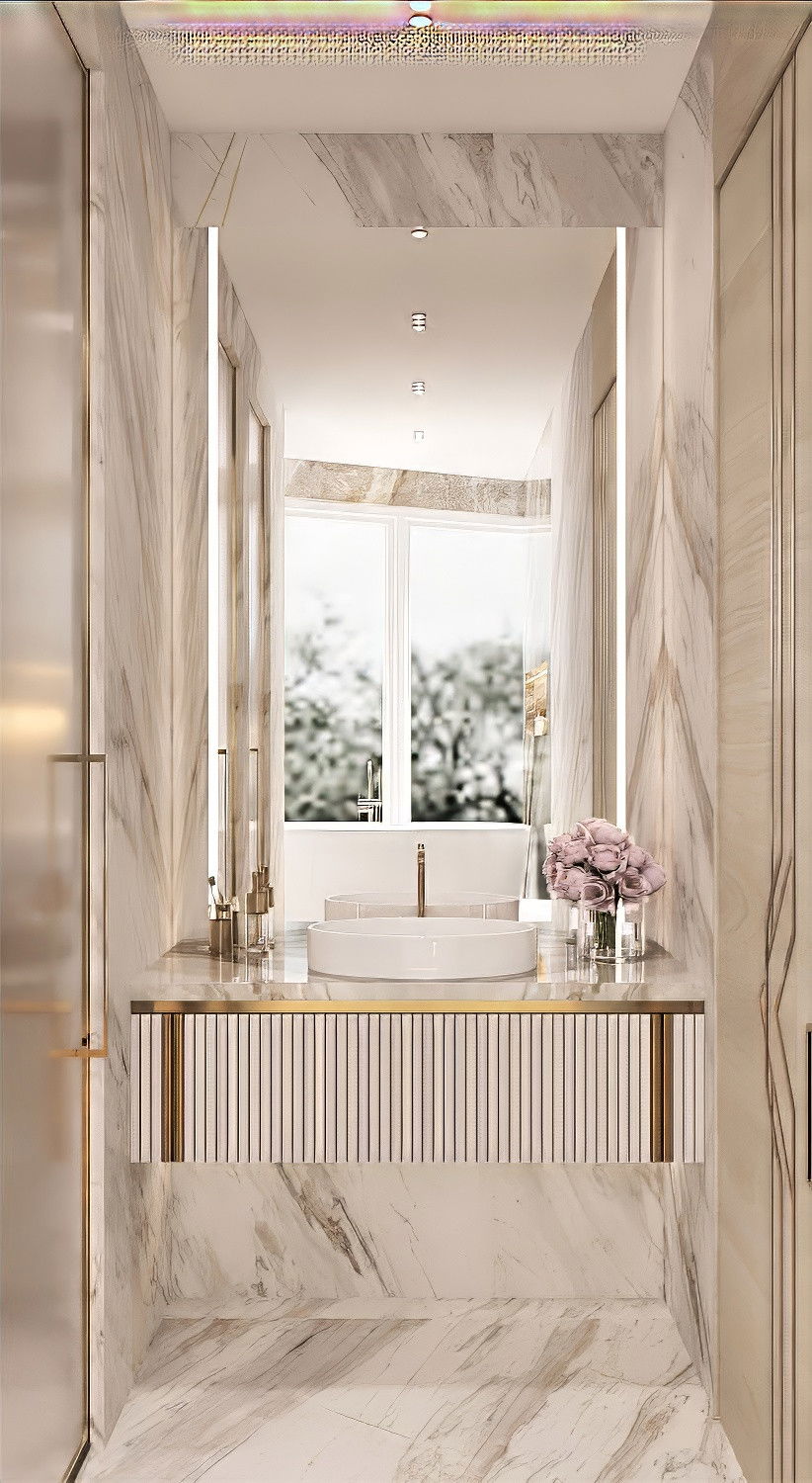 أفكار ديكور الحمامات