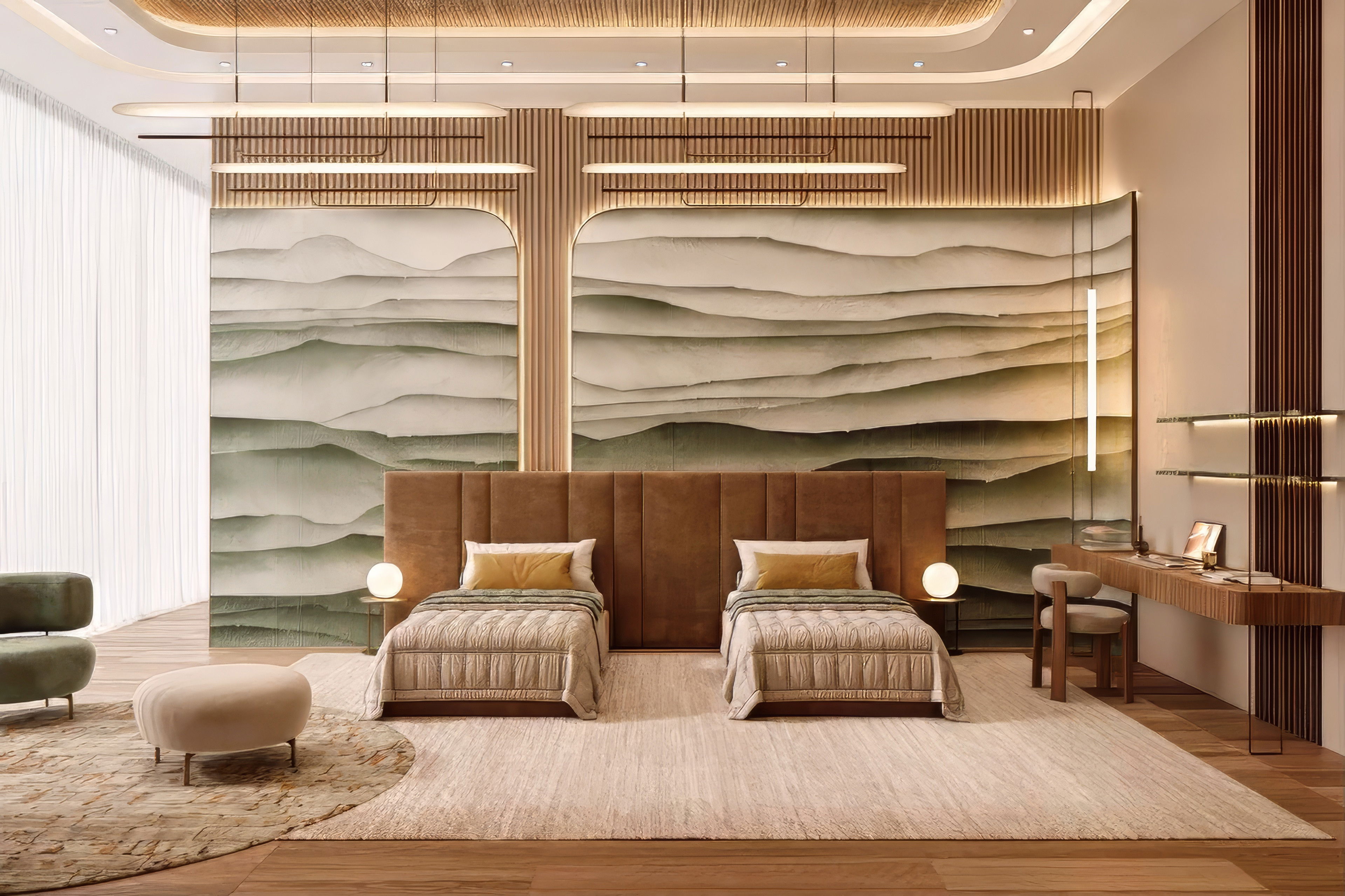 Interesting bedroom interior designing