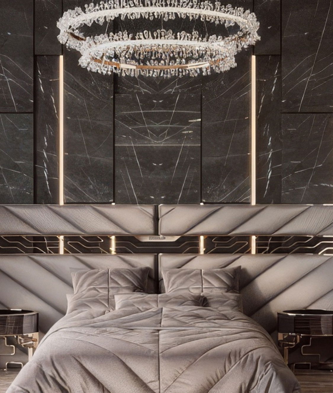 DRAMATIC BEDROOM INTERIOR DESIGN