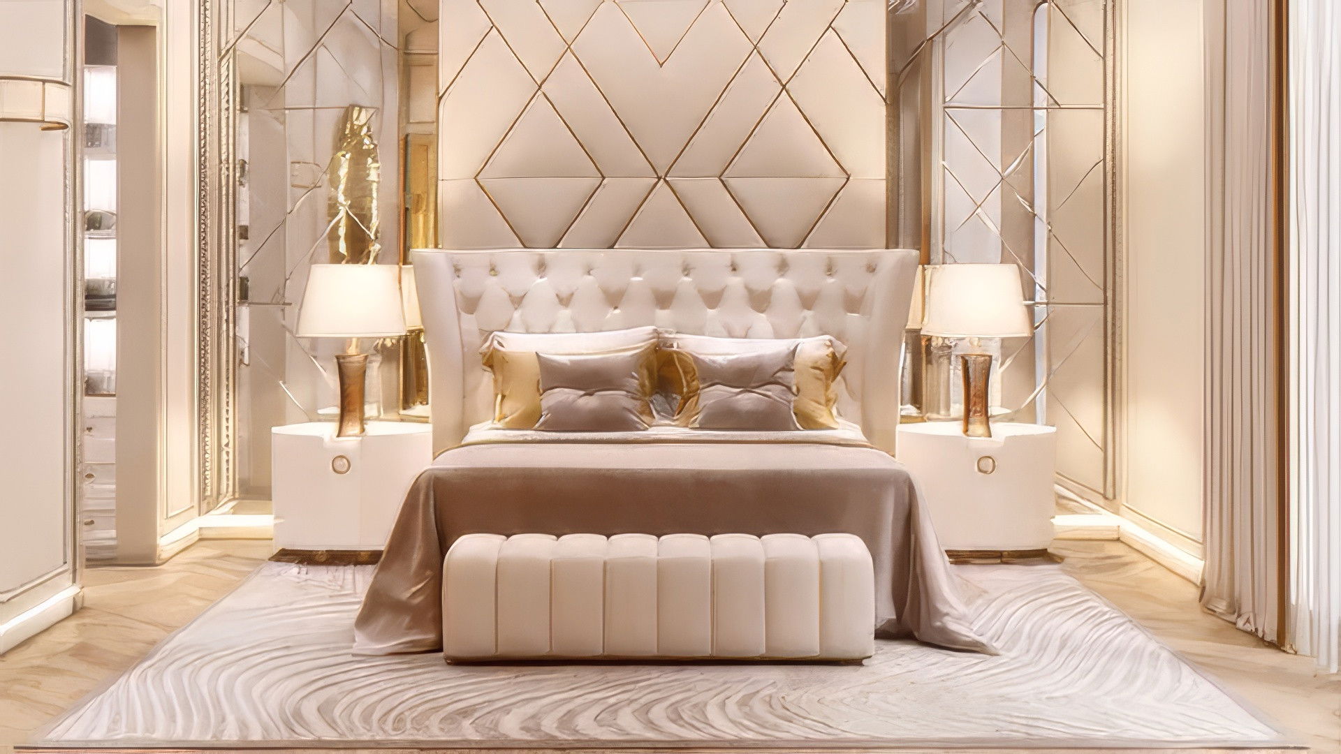 Elegant Bedroom Design Dubai