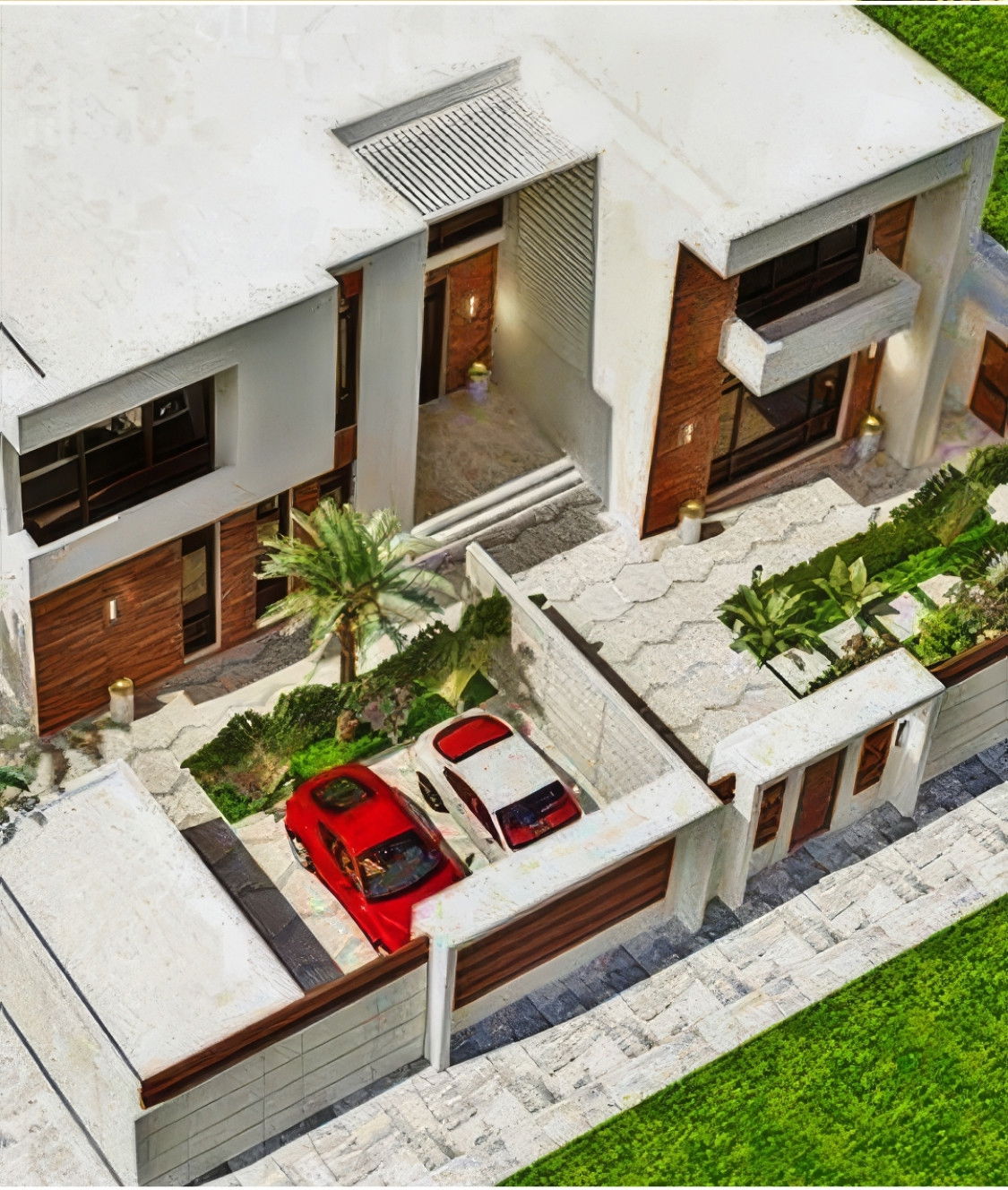 Лучший современный дизайн экстерьера