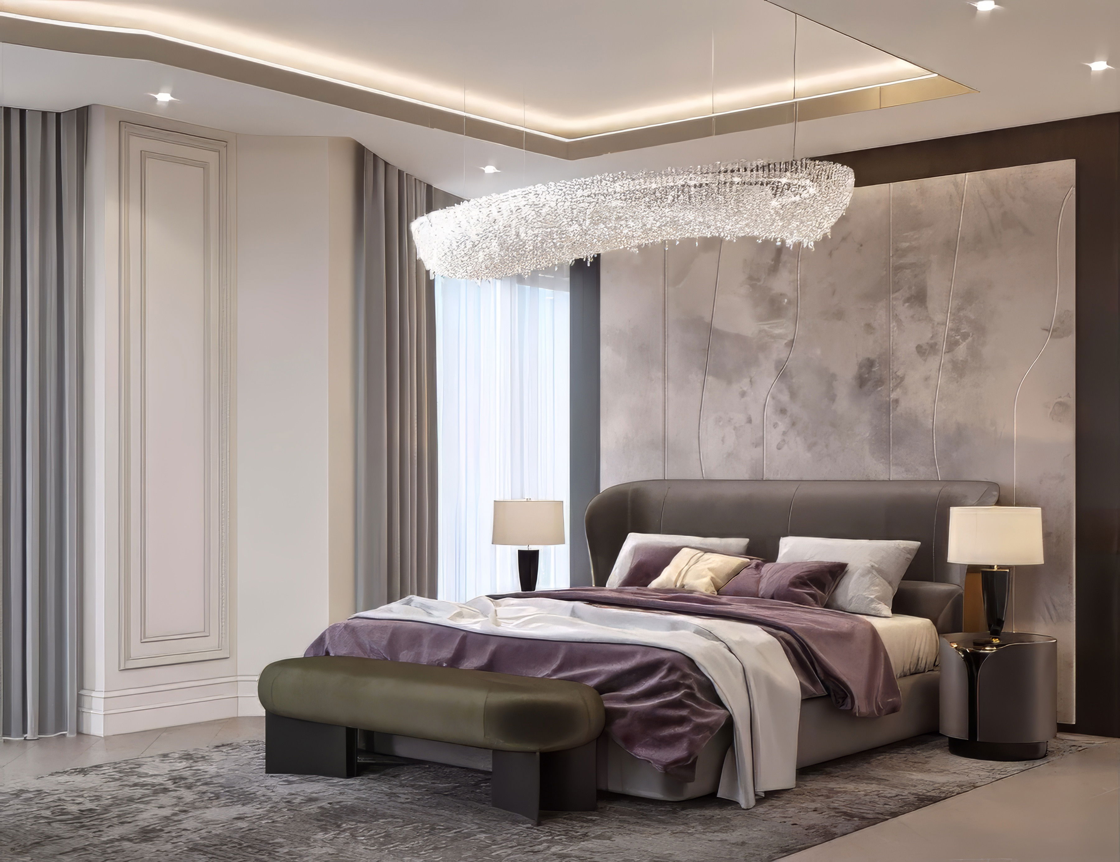 Luxury Bedroom Interior Dubai