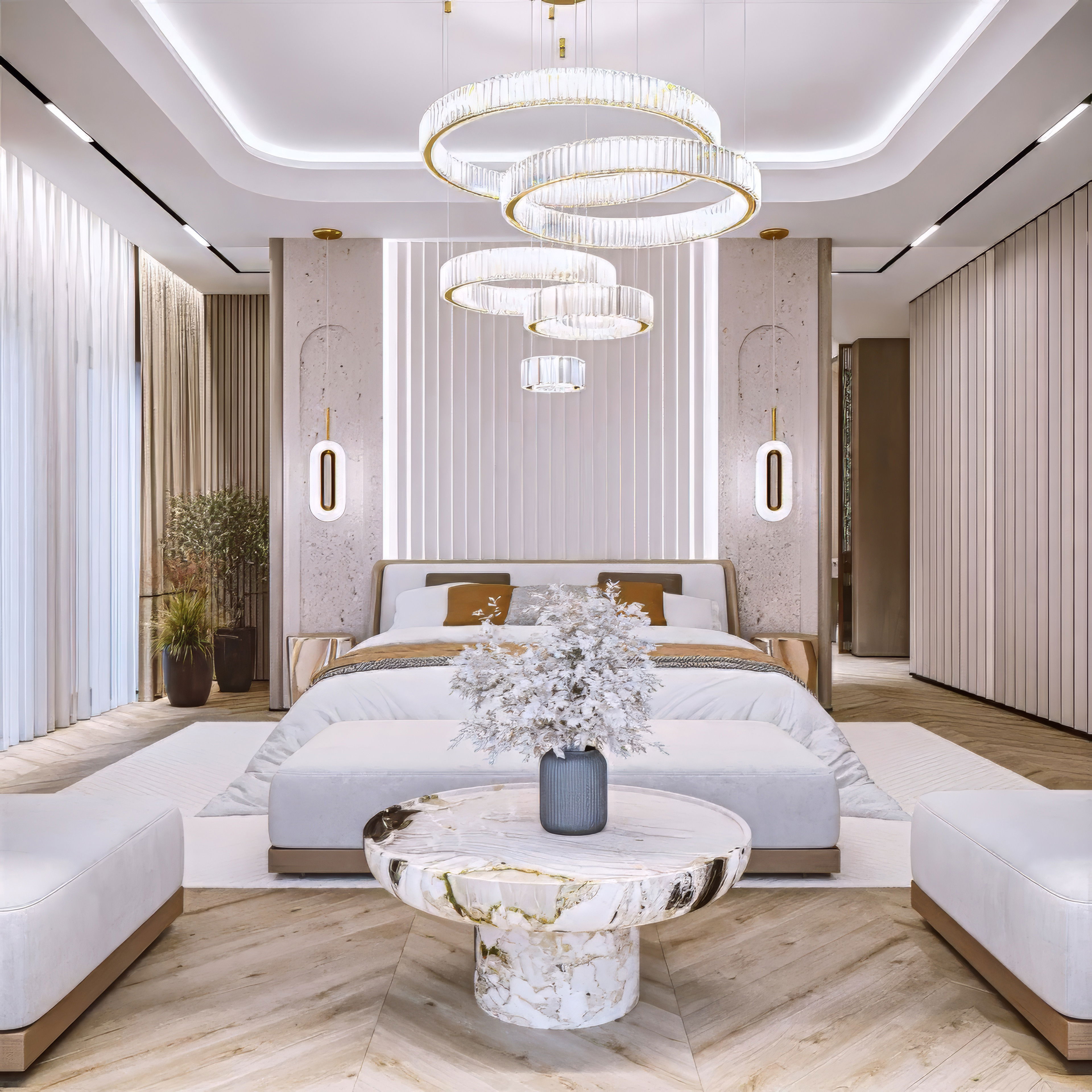 Bedrooms Interior Art Deco