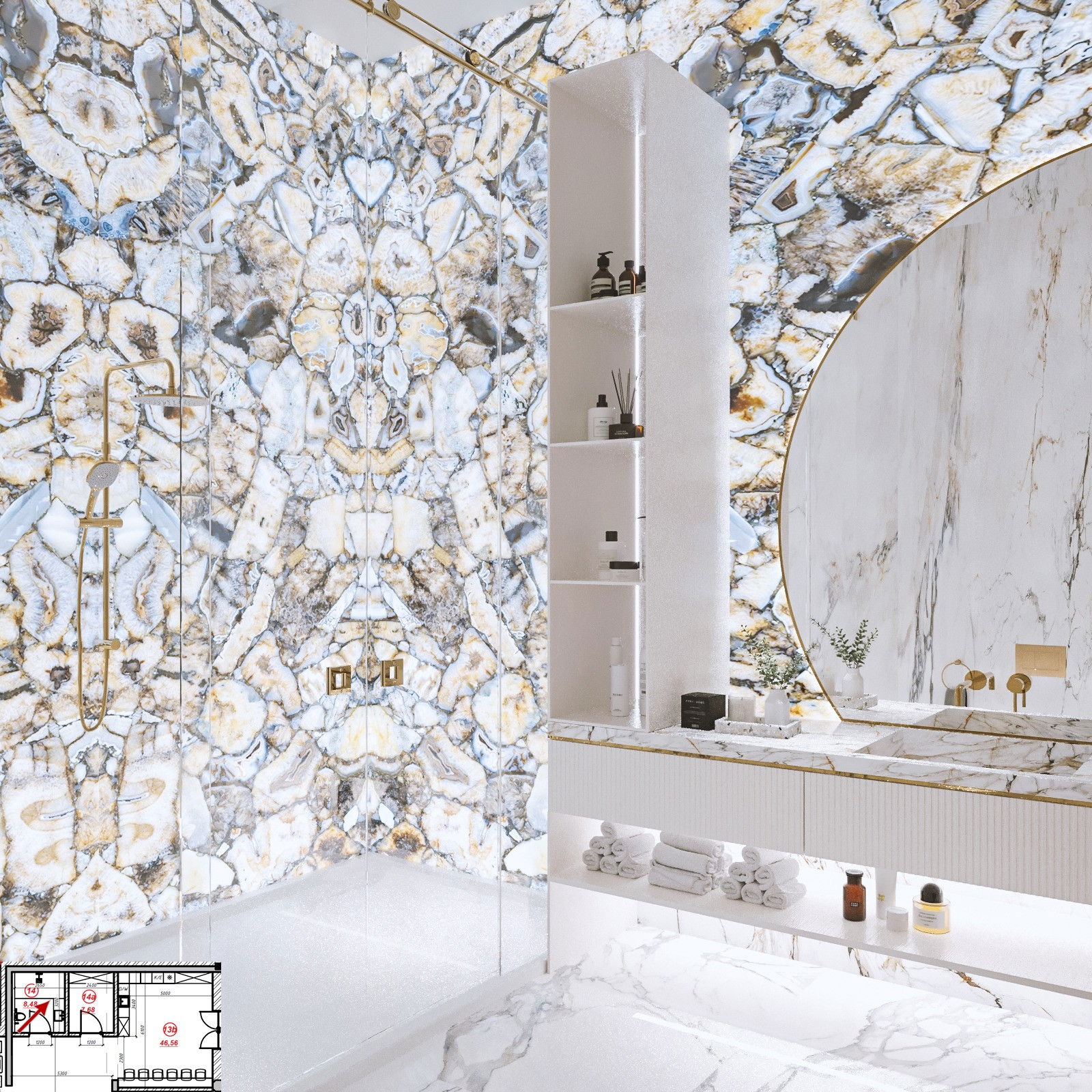 حمام فاخر عصري