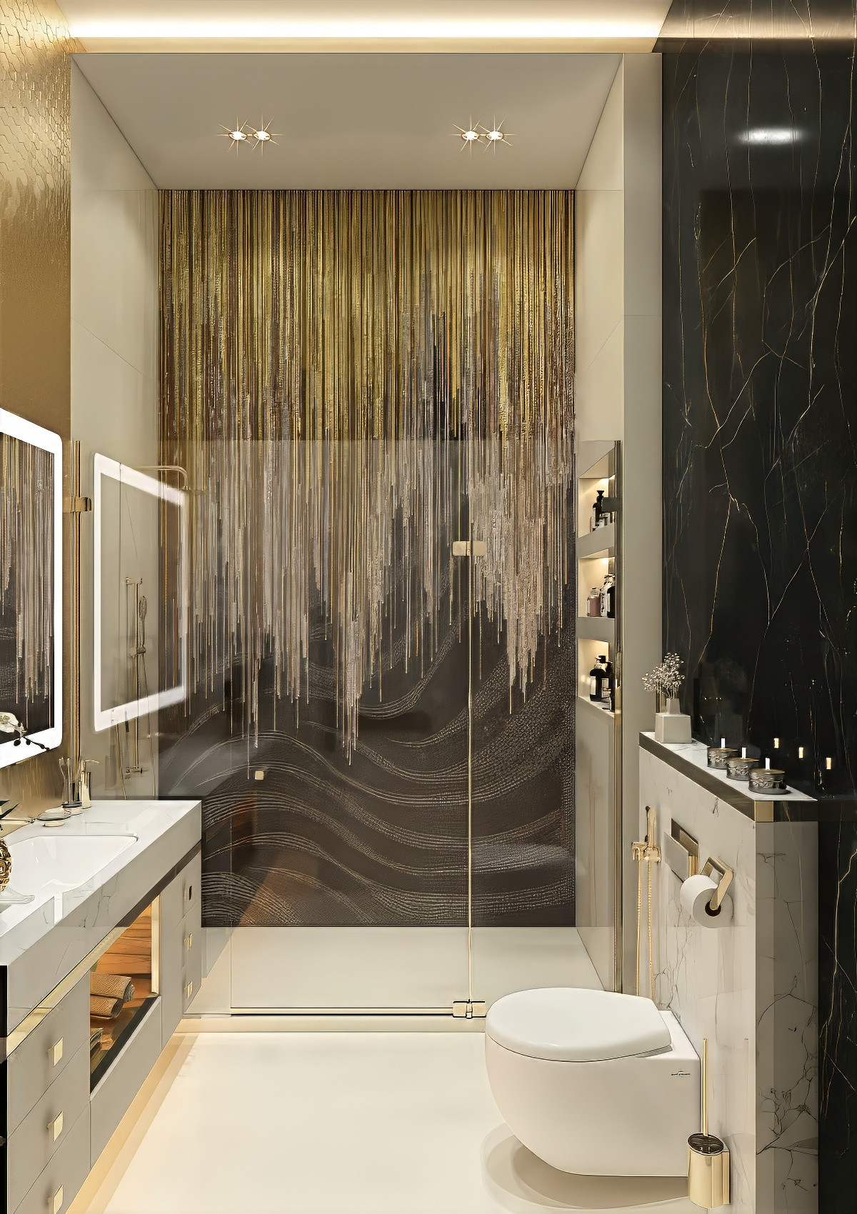 Romantic bath