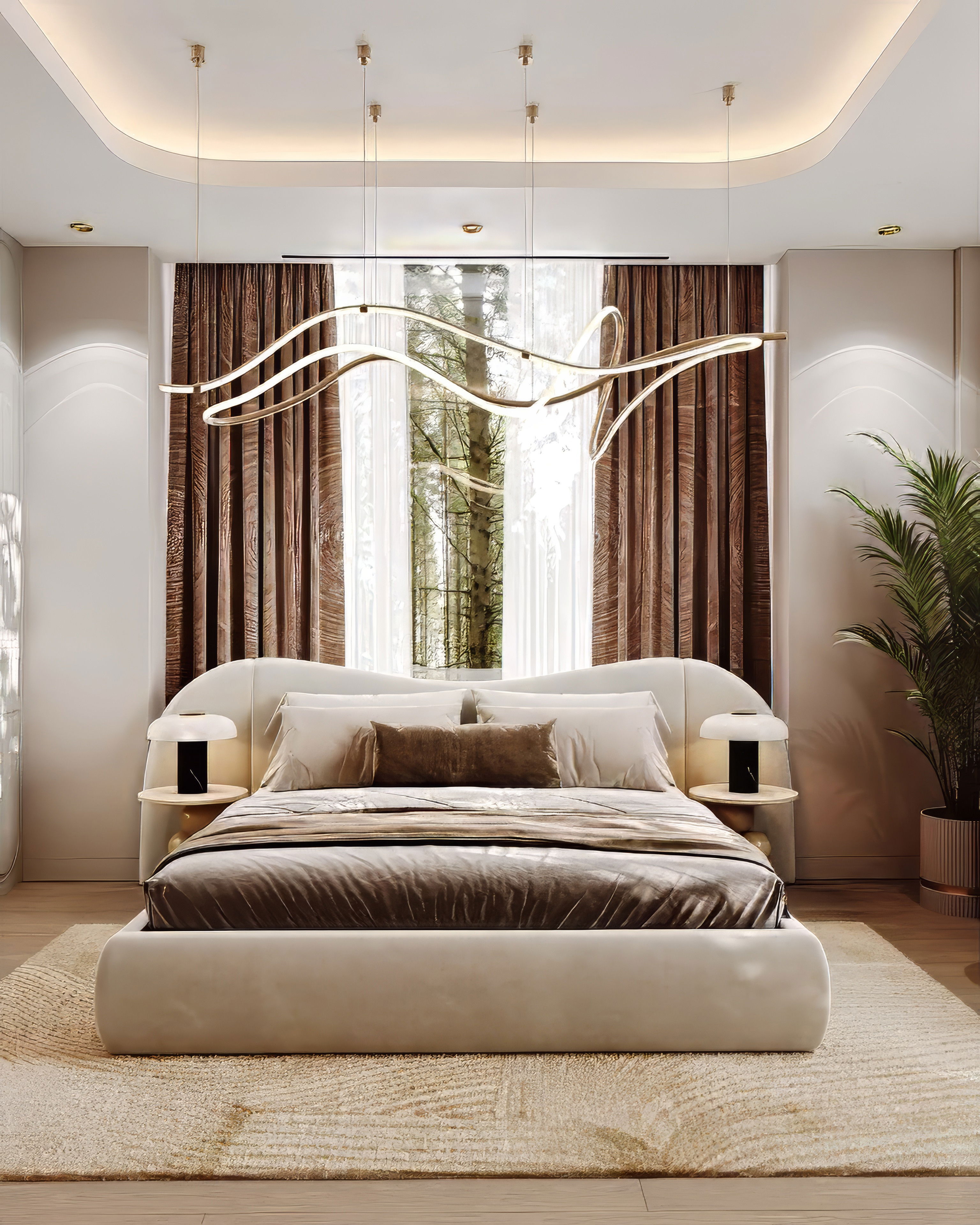 Luxury Bedroom by the Best Interior design company Nigeria