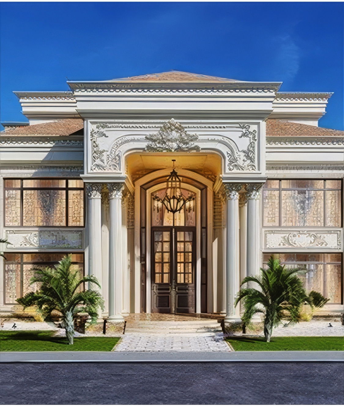 Дизайн экстерьера в Нигерии — проект виллы