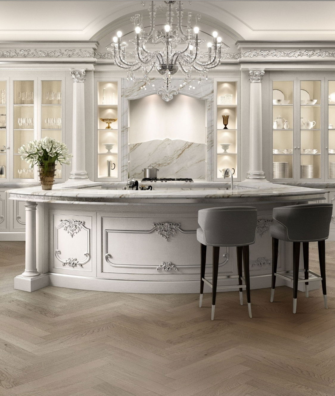 Bright and Stylish Kitchen