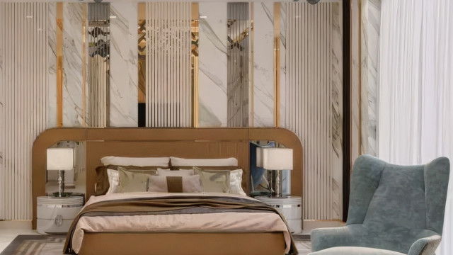 Уютный и элегантный дизайн спальни