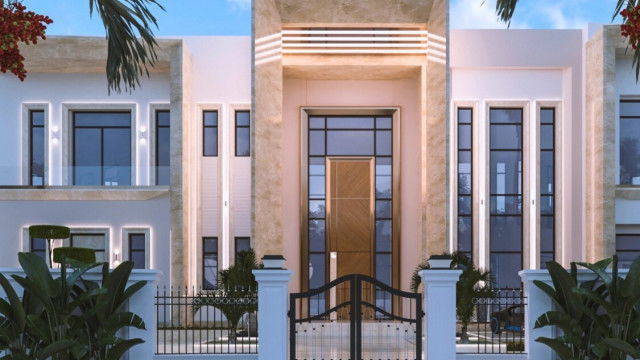 Luxury Villa Exterior Abu Dhabi