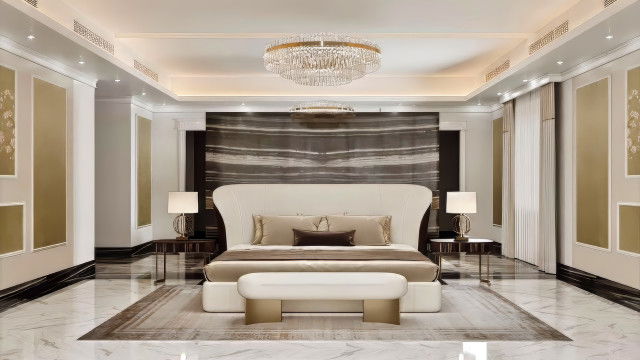 غرفة النوم الأنيقة