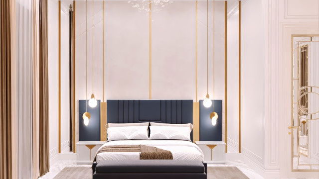 التصميم الداخلي لغرفة النوم للبنات