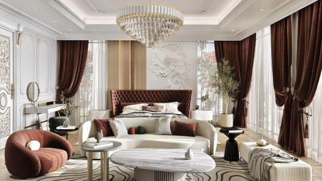 Light Cream Bedroom Design